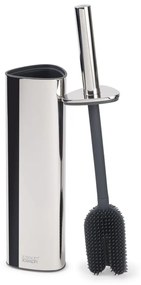 WC kefa z nehrdzavejúcej ocele v striebornej farbe Flex – Joseph Joseph