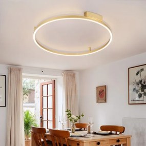 Brilagi - stmievateľné LED svietidlo PORTOFINO LED/60W/230V pr. 80 cm zlaté + DO
