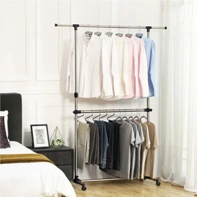 Vešiakový stojan na kolieskach LLR41L