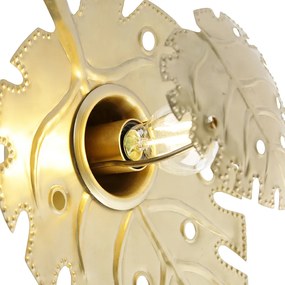 Dizajnová nástenná lampa staroružová - Carballo