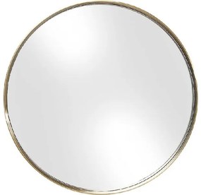 Curve Round zrkadlo  mosadzné Ø60 cm