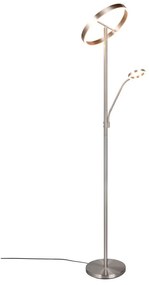 LED stojacia lampa v striebornej farbe (výška 180 cm) Willis – Trio