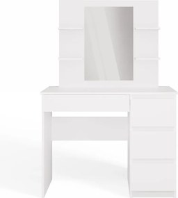 Toaletný stolík Marina Mijas 98,4 cm biely pravý