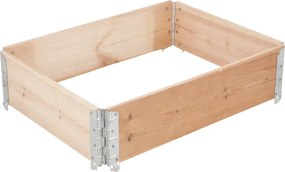 Paletový nadstavec ECO, drevo, 80 × 60 × 19,5 cm