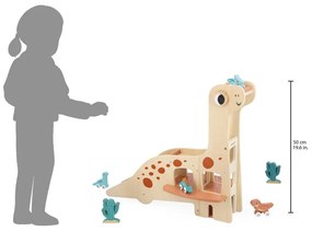 Drevená dinosauria garáž