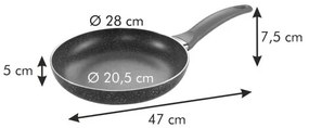 Tescoma Panvica MANICO ROSSO , 28 cm