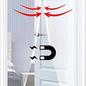 Magnetická sieťka proti hmyzu čierna