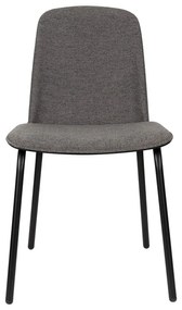 Tmavosivé jedálenské stoličky v súprave 2 ks Clip - Zuiver