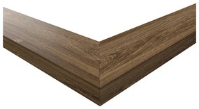 Nástenné zrkadlo v hnedom ráme Styler Jyvaskyla, 60 x 148 cm