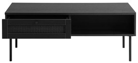 Čierny konferenčný stolík 60x110 cm Pensacola – Unique Furniture