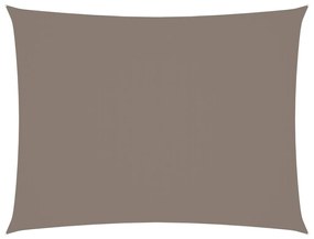 vidaXL Tieniaca plachta oxfordská látka obdĺžniková 2x3,5m sivohnedá