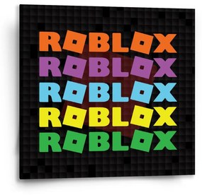 Sablio Obraz ROBLOX Farebný text - 50x50 cm