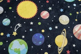 Detský koberec s motívom planét a hviezd Šírka: 160 cm | Dĺžka: 220 cm