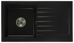 Kuchynský drez Lemmion (čierna) (bez otvoru pre batériu) (P). Vlastná spoľahlivá doprava až k Vám domov. 1065945