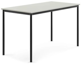Stôl SONITUS, 1600x800x900 mm, HPL - šedá, antracit