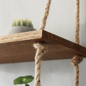 Tutumi Tutumi, nástenná polička 50x15 cm 322121, borovicové drevo, HOM-06808