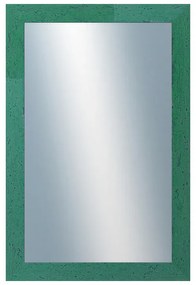 DANTIK - Zrkadlo v rámu, rozmer s rámom 40x60 cm z lišty RETRO zelená (2535)