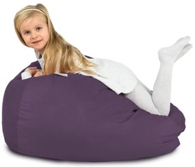 Plyšový sedací vak SAKO fialový