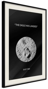 Artgeist Plagát - The Eagle Has Landed [Poster] Veľkosť: 20x30, Verzia: Čierny rám s passe-partout