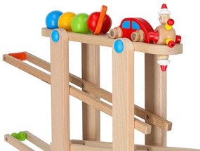 Drevená Montessori guľôčková dráha XXL KIK