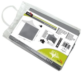 Cattara 13344 Bočnica pre párty stan Waterproof, sivá, 2 x 3 m