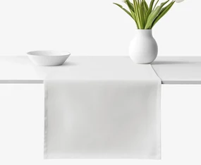 Goldea behúň na stôl 100% bavlnené plátno - svetlo sivý 35x120 cm