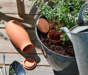 Hlinené zavlažovacie kužele, veľké, 2 ks