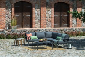 Luxusní rohová sedačka na terasu Manolo114 + konferenční stolek