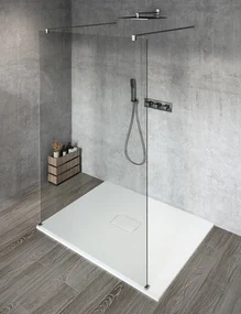 Gelco Gelco, VARIO CHROME jednodielna sprchová zástena do priestoru, číre sklo, 800 mm, GX1280GX2210