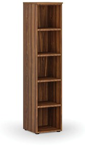 Kancelársky regál PRIMO WOOD, 1781 x 400 x 420 mm, orech