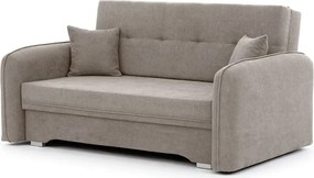 Béžová ženilková rozkladacia/s úložným priestorom pohovka 155 cm Laine – ELTAP