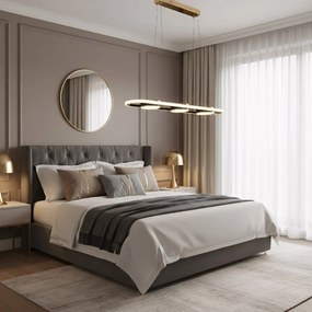 Toolight Toolight, stropné svietidlo 95cm, 200W, 5000lm, G135-CP, zlatá, OSW-02611