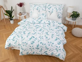 Predĺžené obliečky Mako jersey – Eukalyptus