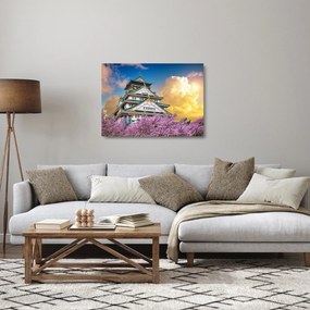 Sklenený obraz - Osacký hrad (70x50 cm)