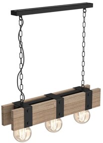 Luster na reťazi SODER 3xE27/60W/230V