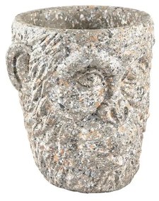 Cementový kvetináč Villa Collection Calbe, výška 22,5 cm