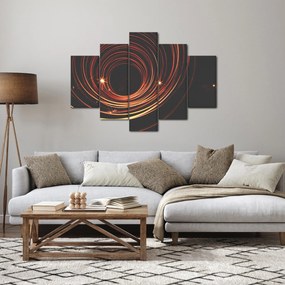 Obraz abstraktných liniek (150x105 cm)