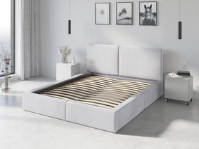 Čalúnená posteľ HILTON 160x200 - biela