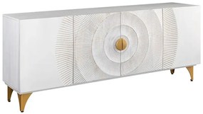Dizajnová komoda Venetia 177 cm biele mango
