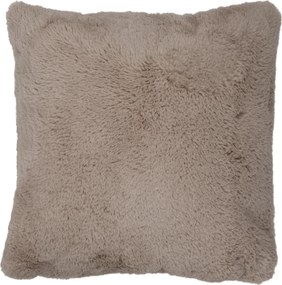 Šedý chlpatý vankúš Cutie - 45 * 45 * 4 cm