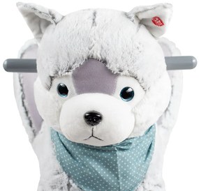 Hojdacia hračka s melódiou a kolieskami PlayTo husky
