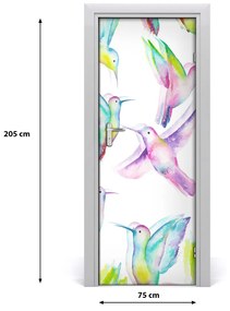 Samolepiace fototapety na dvere farebné kalibre 75x205 cm