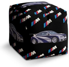 Taburet Cube MPERFORMANCE športové auto, čierna