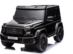 LEAN CARS Elektrické autíčko Mercedes G63 XXL čierne lakované 4x4 24V