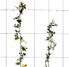 Mriežka na popínavé rastliny 75 x 150 cm pozinkovaná vrúbkovaná