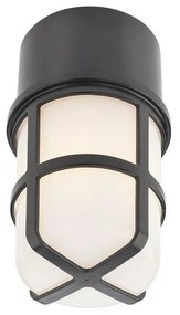 Redo 90195 - Vonkajšie bodové svietidlo TRITON 1xE27/28W/230V IP54 čierna