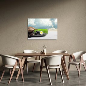 Sklenený obraz - Spa and relax (70x50 cm)