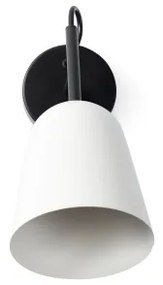 FARO 28258 - Nástenná lampa STUDIO 1xE14/8W/230V biela/čierna