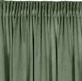 ZATEMŇOVACÍ ZÁVES NA PÁSKE ROSA 135X300 CM OLIVOVÁ