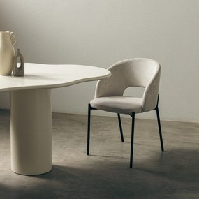 Jídelní židle Jazz béžová/černá